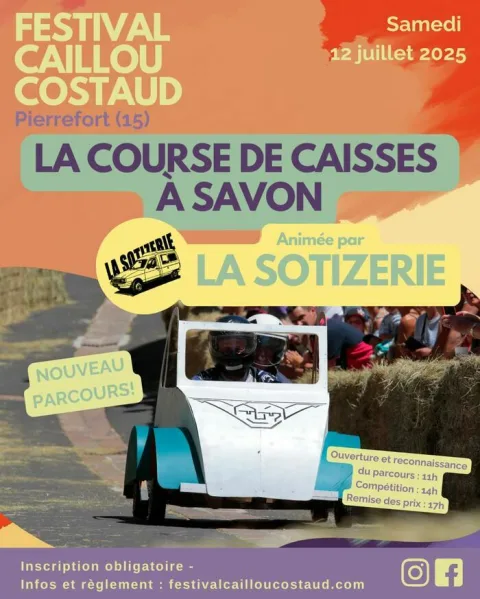 Affiche de Course de caisses à savon de Pierrefort