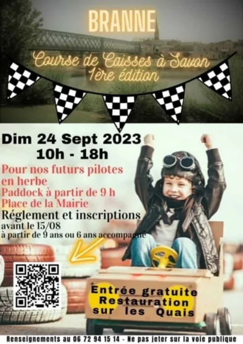 Affiche de Course de caisses à savon de Branne