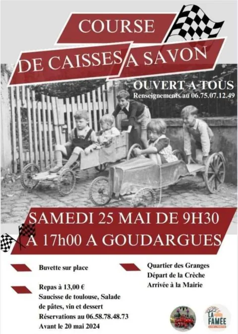 Affiche de Course de caisses à savon de Goudargues