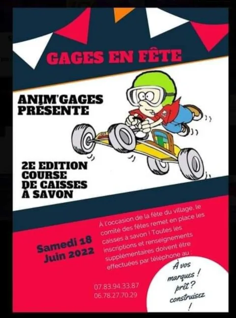 Affiche de Course de caisses à savon de Montrozier