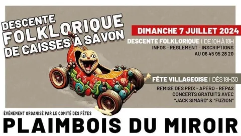 Affiche de Course de caisses à savon de Plaimbois-du-Miroir