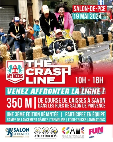 Affiche de Course de caisses à savon de Salon-de-Provence