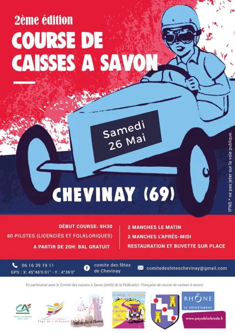 Affiche de Course de caisses à savon de Chevinay