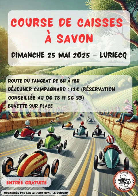 Affiche de Course de caisses à savon de Luriecq