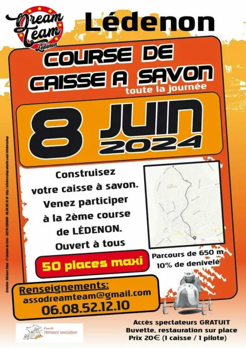 Affiche de Course de caisses à savon de Lédenon