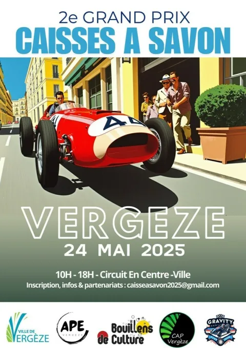 Affiche de Course de caisses à savon de Vergèze