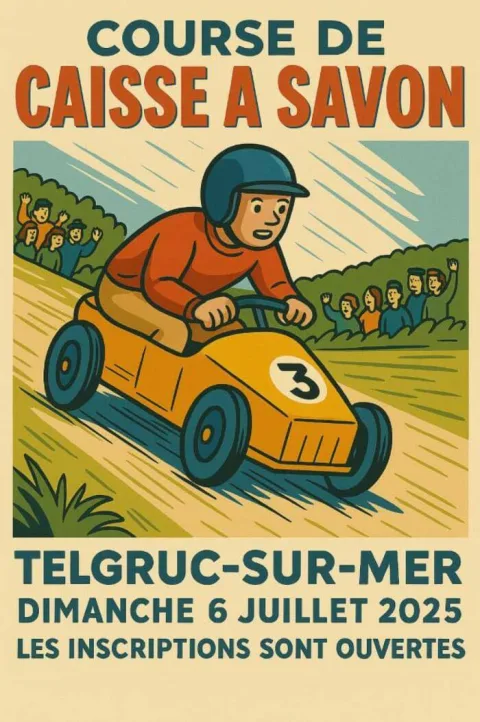 Affiche de Course de caisses à savon de Telgruc-sur-Mer