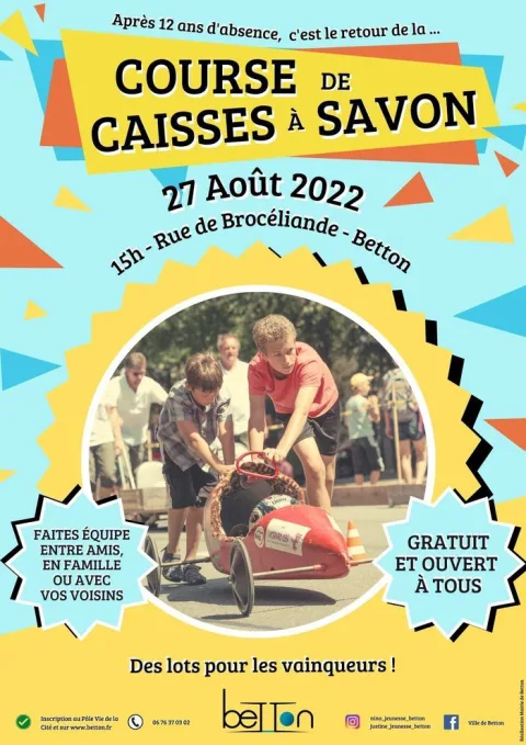 Affiche de Course de caisses à savon Betton (35) Edition