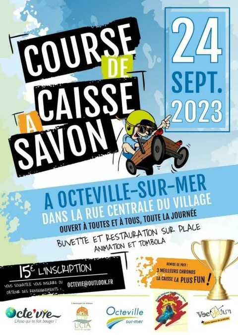 Affiche de Course de caisses à savon d’Octeville-sur-Mer