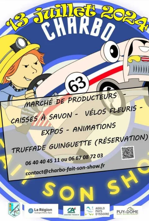 Affiche de Course de caisses à savon de Charbonnier-les-Mines