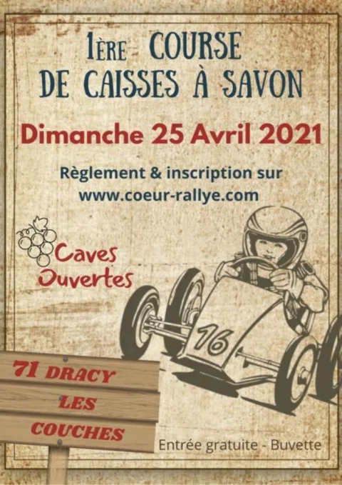 Affiche de Reporté : 1re Course de Caisses à Savon – Dracy-lès-Couches