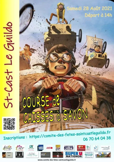Affiche de Course de caisses à savon de Notre-Dame-du-Guildo