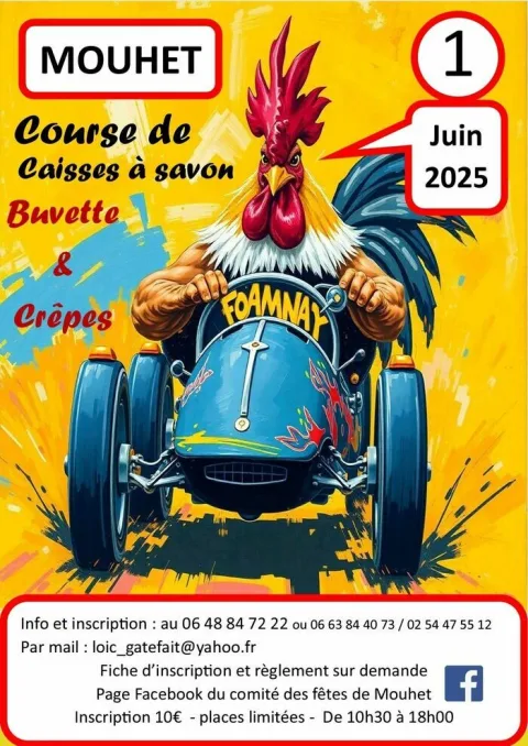 Affiche de Course de caisses à savon de Mouhet