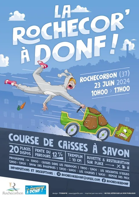 Affiche de Course de caisses à savon de Rochecorbon