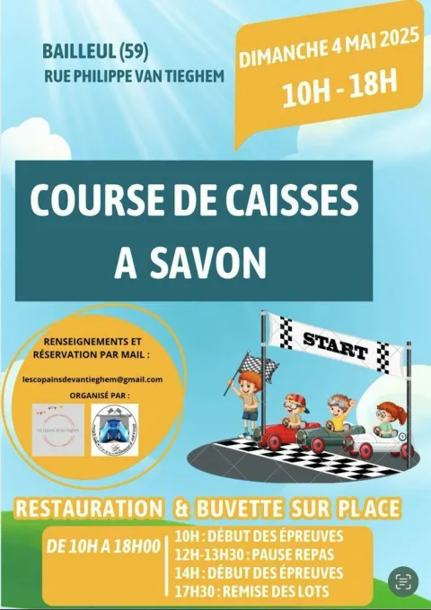 Affiche de Course de caisses à savon de Bailleul