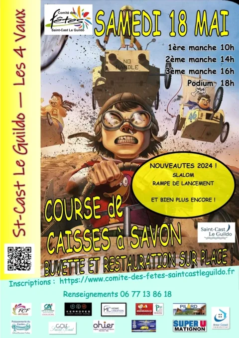 Affiche de Course de caisses à savon de Saint-Cast-le-Guildo