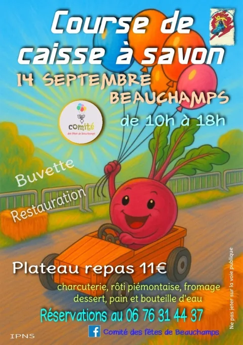 Affiche de Course de caisses à savon de Beauchamps
