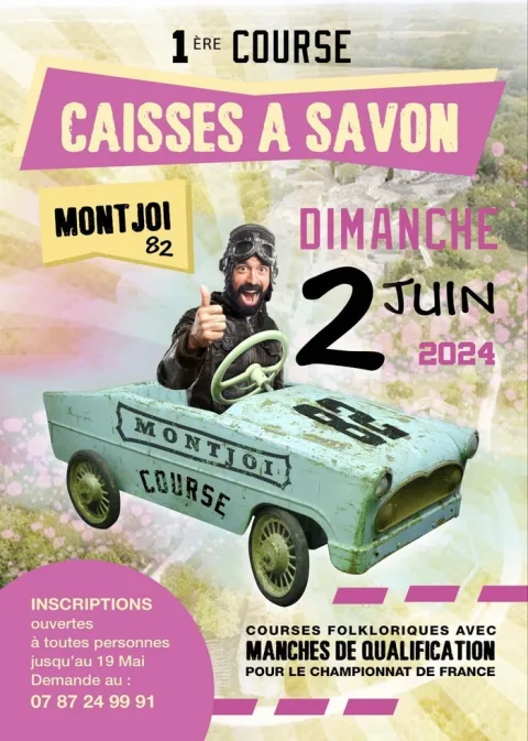 Affiche de Course de caisses à savon de Montjoi