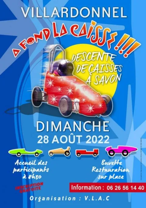 Affiche de Course de caisses à savon de Villardonnel