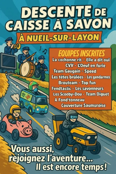 Affiche de Course de caisses à savon de Lys-Haut-Layon