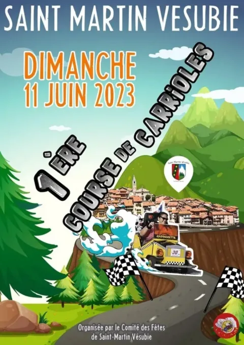Affiche de Course de caisses à savon de Saint-Martin-Vésubie