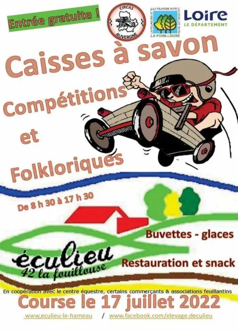 Affiche de Course de caisses à savon de La Fouillouse