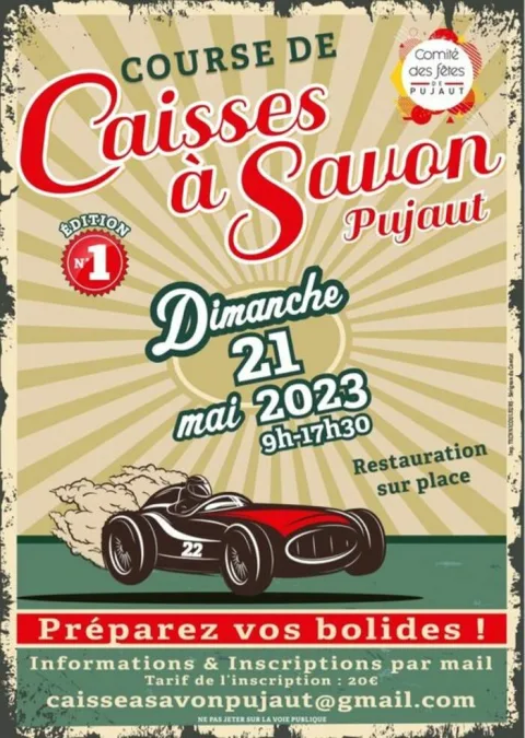 Affiche de Course de caisses à savon de Pujaut
