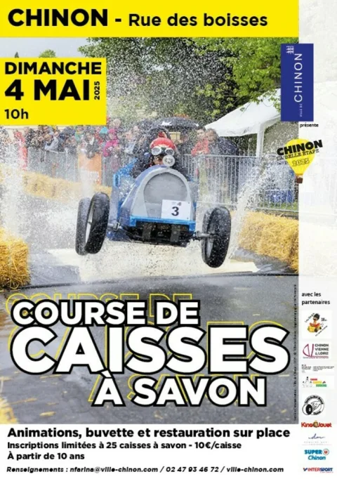 Affiche de 4e Course de caisses à savon de Chinon