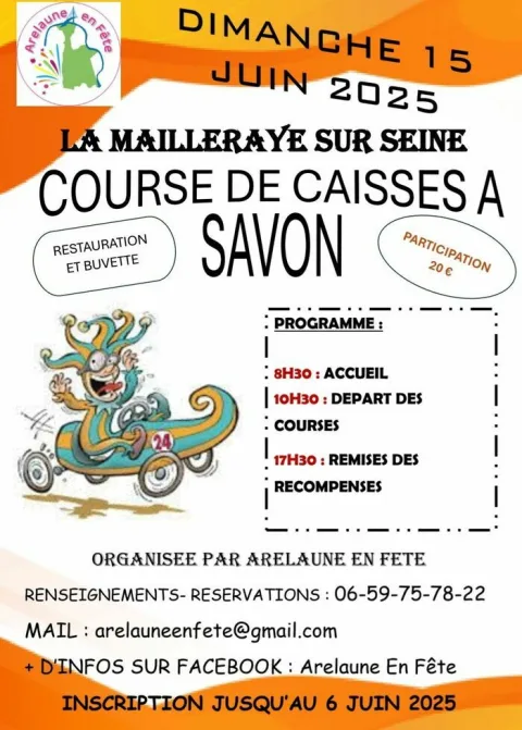 Affiche de Course de caisses à savon d’Arelaune-en-Seine
