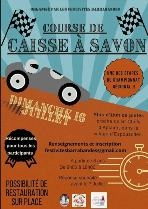 Affiche de Course de caisses à savon de Saint-Chély-d'Apcher