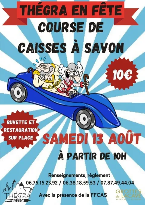 Affiche de Course de caisses à savon de Thégra