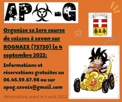 Affiche de Course de caisses à savon de Rognaix