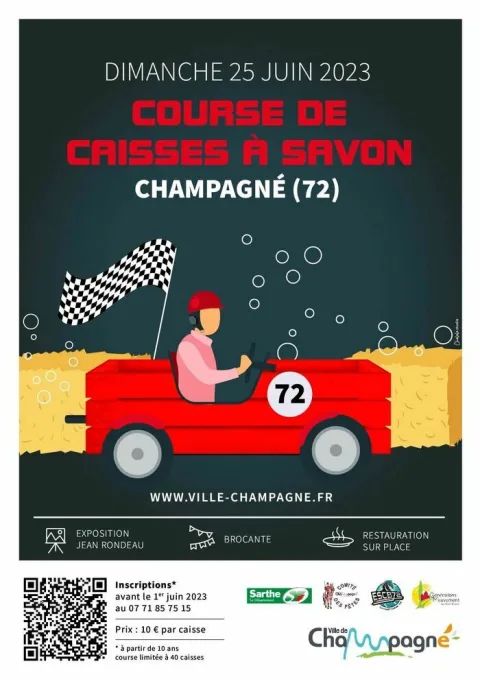 Affiche de Course de caisses à savon de Champagné