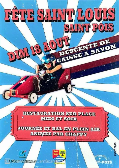 Affiche de Course de caisses à savon de Saint-Pois
