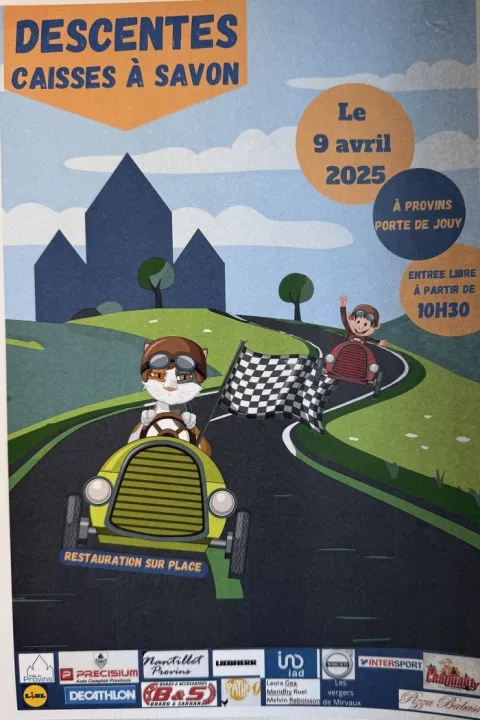 Affiche de Course de caisses à savon de Provins
