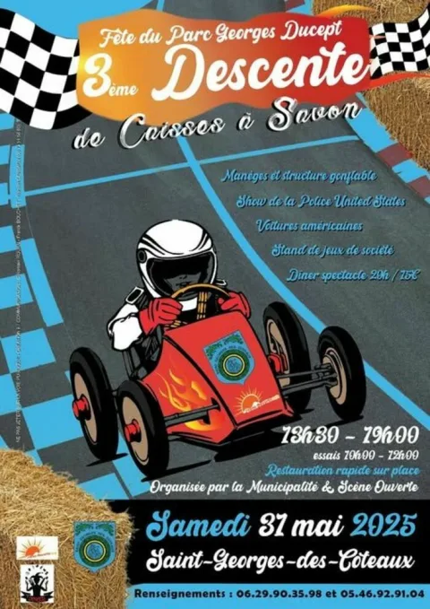 Affiche de Course de caisses à savon de Saint-Georges-des-Coteaux
