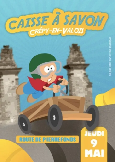 Affiche de Course de caisses à savon de Crépy-en-Valois