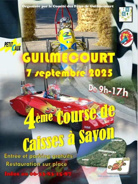 Affiche de Course de caisses à savon de Petit-Caux