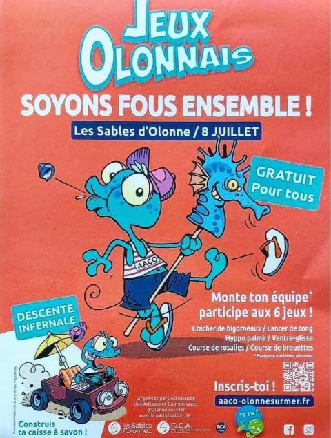 Affiche de Course de caisses à savon des Sables-d'Olonne