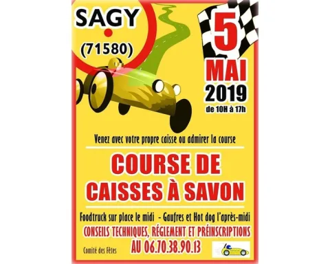 Affiche de Course de caisses à savon de Sagy
