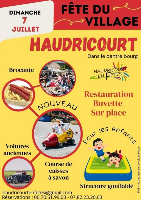 Affiche de Course de caisses à savon de Haudricourt