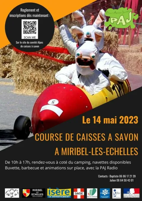 Affiche de Course de caisses à savon de Miribel-les-Échelles