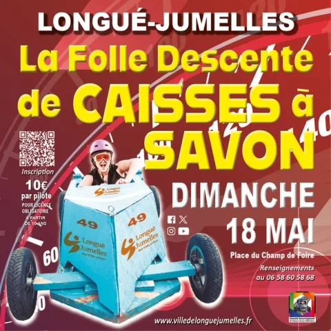 Affiche de Course de caisses à savon de Longué-Jumelles
