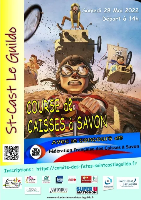 Affiche de Course de caisses à savon de Saint-Cast-le-Guildo