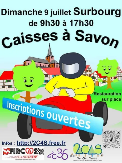 Affiche de Course de caisses à savon de Surbourg