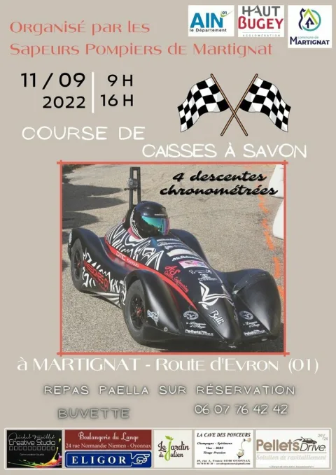 Affiche de Course de caisses à savon de Martignat