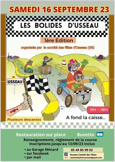 Affiche de Course de caisses à savon d'Usseau