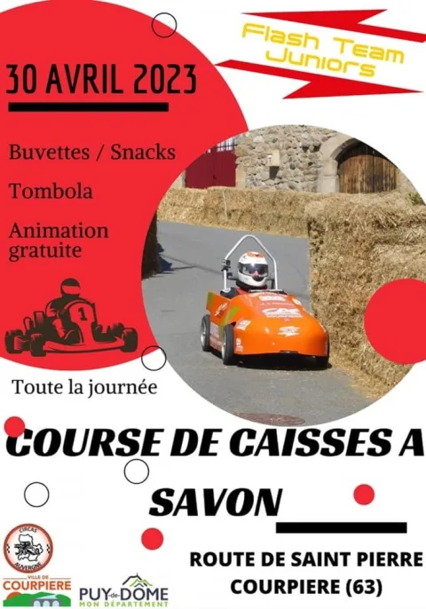Affiche de Course de caisses à savon de Courpière