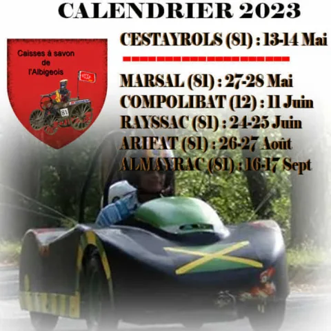 Affiche de Course de caisses à savon de Rayssac