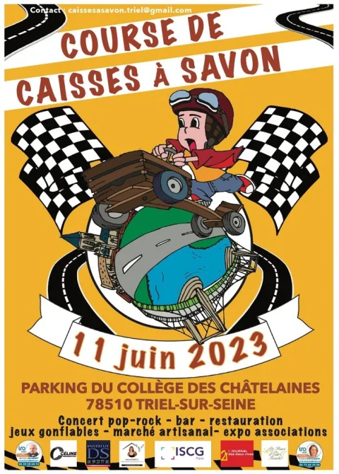 Affiche de Course de caisses à savon de Triel-sur-Seine